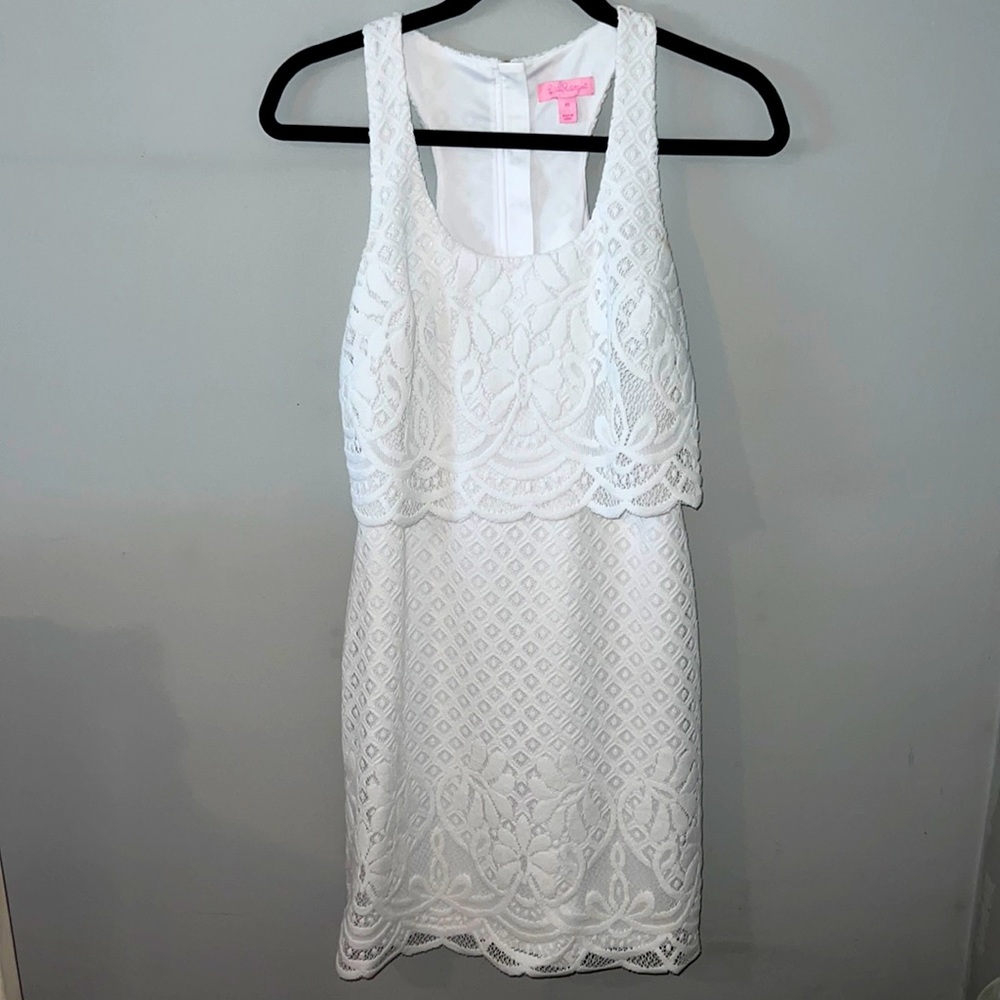 Lilly Pulitzer White Lace Dress